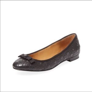 NIB Tory Burch Quilter Marion Leather Flats size 8.5